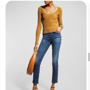 Gently worn no flaws Anthropologie Mari slim straight 26 crop